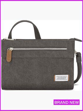 Anti-Theft Crossbody Bag Small Heritage Style Secure Travel Essential Adjustable